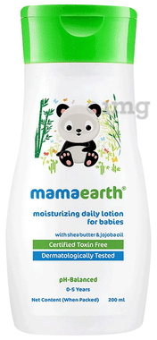 Mamaearth Moisturizing Daily Lotion for Babies | Toxin Free & Hypoallergenic bottle of 200 ml lotion by Mamaearth – Shop authentic Mamaearth products. Free S/H Singapore, Dubai, Japan. Trusted since 2013, 50K+ orders