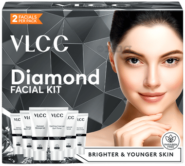 VLCC Natural Sciences Diamond Facial Kit box of 60 gm kit