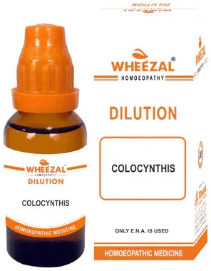 Wheezal Colocynthis Dilution 3X bottle of 30 ml dilution