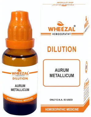 Wheezal Aurum Metalicum Dilution 30 bottle of 30 ml dilution