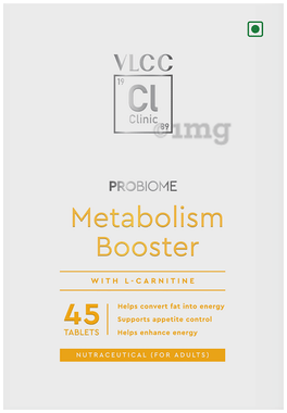 VLCC Clinic Probiome Metabolism Booster Tablet bottle of 45 tablets