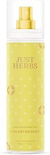 Just Herbs Body Mist Spray for Men and Women With Long Lasting Fragrance Perfume - Creamy Delight 140ml