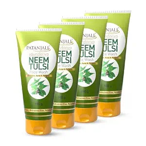 Patanjali Saundarya Neem Tulsi Face Wash, for Clean and Fresh Skin with Natural Ingredient