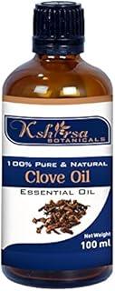 100% Pure & Natural, Undiluted Clove Essential Oil (Syzygium Aromaticum) For Hair treatment & Skin Care - Steam Distilled (100 ml)