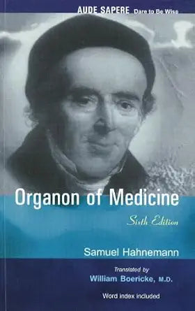 Organon of Medicine - Sixth Edition Word Index Included | 272GMS