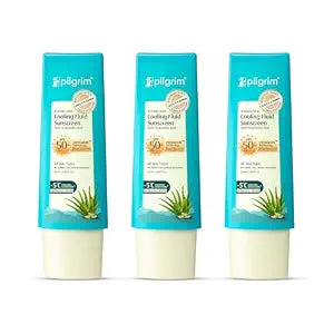 Pilgrim Korean Aloe Cooling Fluid Sunscreen SPF 50+ PA++++ with Hyaluronic Acid | 50ML