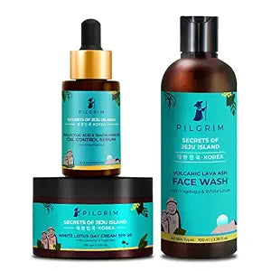 Pilgrim Glowing Skin Forever Combo with 2% Salicylic Acid & Niacinamide Oil Control Serum