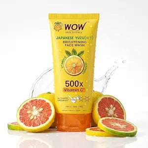 WOW Skin Science Japanese Yuzu + Vitamin C with Ceramide Brightening Face Wash | 100ML