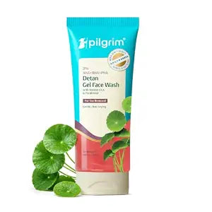 Pilgrim 3% AHA BHA PHA Detan Gel Face Wash | 100ML