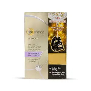 Bio- essence Bio-Gold 24K Illuminating Black Mask 25ml x 4sheets