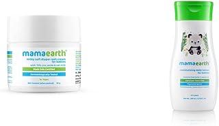 Milky Soft Diaper Rash Cream for Babies – 50g & Mamaearth Daily Moisturizing Lotion, 200ml