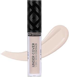 C2P PROFESSIONAL MAKEUP Pro Under Cover Long-Wear Liquid Concealer | High-Coverage, Natural-Looking Finish, Oil-Free, Waterproof | Neutralizes Dark Circles, Puffiness, Fine Lines (Porcelain 02, 08 ml)