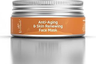 Anti-Aging & Skin Renewing Face Mask | For Women and Men | Handmade with Natural Ingredients | All Skin Types | No Artificial Color | No Artificial Fragrance | Sulphate, Paraben & SLS free | 100 GM