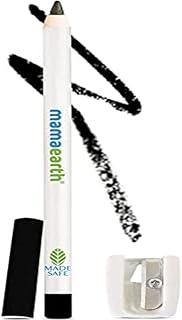 Mamaearth Long Stay Kohl Pencil, Kajal Black Waterproof, With Castor Oil & Chamomile For 11 Hour Smudge Free Stay With Sharpener, Charcoal Black, Matte Finish