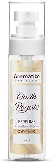 AROMATICO Oudh Royale Body Mist Spray for Men. Long Lasting, Luxurious & Sophisticated Fragrance with notes of Ctirus, Leather, Rose, Patchouli & Musk – 110ml