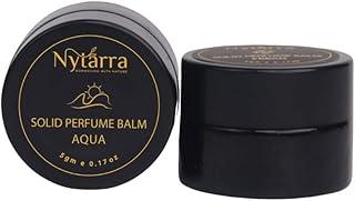 Nytarra Natural Solid Perfume Balm | Aqua Fragrance | 5g | Alcohol-Free, Cruelty-Free | Pocket & Travel-Friendly | For Women & Men | With Jojoba, Castor Oil & Beeswax | All Skin Types