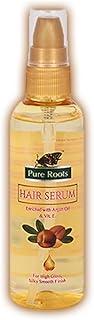 Pure Roots 100ml Hair Serum with Argan Oil, Vitamin E for Smoothining, Hair Repair, Glossy, Silky & Shiny Hair, Strengthening and Protecting Hair Fall - Pack of 1