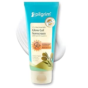 Pilgrim 2% Niacinamide Glow Sunscreen SPF 50 +++ for Women and Men with Spanish Squalane