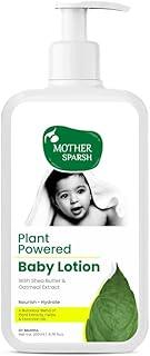 Mother Sparsh Plant Powered Natural Baby Lotion With Organic Shea Butter & Oatmeal Extract | For All Day Deep Hydration | 200ml
