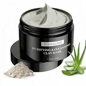 Purifying Kaolin Clay Mask & Mud Face Mask - Blackhead Remover, Oil Control for