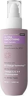 Bare Anatomy Ultra Smoothing Hair Serum For Dry & Frizzy Hair | Restores Smoothness & Texture | Powered By Carbohydrate Complex & Niacinamide | For Women & Men | SLS & Paraben Free | Vegan | 100ml