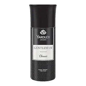 Yardley London Gentleman Classic Deodorant Body Spray For Men, 150ml