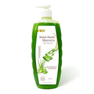 Patanjali Kesh Kanti Aloevera Hair Cleanser 650 Ml, Natural Nourishing Shampoo For Thick &