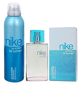 Nike Women Up Or Down Combo Of Fresh Scent Deodorant Spray + Edt - Pack Of 2, 200