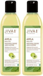 Jiva Amla Oil | For All Hair Types | Amla Hair Oil for Hair Growth - 120ml (Pack of 2)