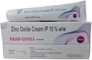 ESPANY LIFESCIENCE Rash-Quell Baby Rash Relief Cream with 15% Zinc Oxide 30gm, Useful for heal & Prevent diaper rash for Baby'S Sensitive Skin