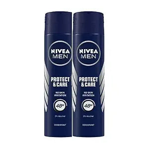 Nivea Men Protect And Care Fresh Scent Deodorant Spray , 150Ml (Pack Of 2)