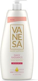 VANESA Shea Butter Body Lotion - 400ML| Daily Radiance With SPF 15 Moisturizer With Non-Greasy Formula And Glowing Skin | For All SKin Types