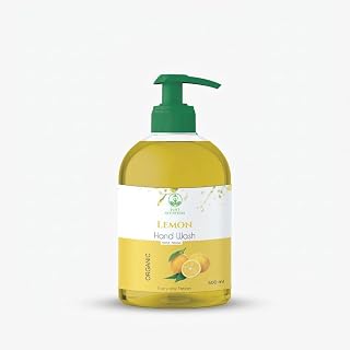 Just Ayurveda Hand Wash (500ml), Natural Formula, Deep Cleansing & Soft Hands, Daily Use Handwash (Lemon) Pack of 3