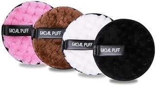 KitchenFest® 1 Pcs Reusable Multi-functional Makeup Removal Facial Cleansing Round Pads (1)
