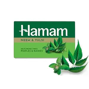 Hamam Neem Tulsi and Aloevera Soap Bar | 150GMS
