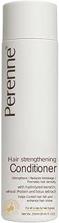 Perenne Hair Strengthening Conditioner with Hydrolyzed Keratin and Wheat Protein (250 ml) - Helps to Hair Fall control, Promotes Hair Growth for All Hair Types