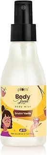 Plum BodyLovin' Smokin' Vanilla Body Mist | Long Lasting Spicy Fragrance for Women & Men With Honeysuckle, Musk | High on Fun | Travel-Friendly Perfume Spray 150 ml