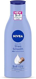 Nivea Body Lotion For Dry Skin, Shea Smooth, With Shea Butter, For Men & Women, 120 ml