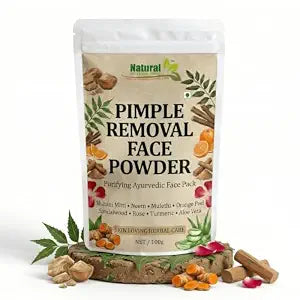 Natural Health & Herbal Products Ayurvedic Acne Control Pimple Removal Face Powder, Deep C