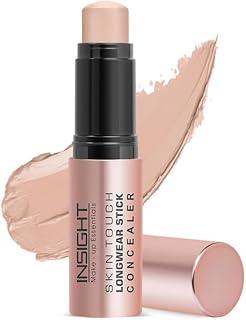 Insight Cosmetics Skin Touch Longwear Concealer|Lightweight, Full Coverage Foundation With Natural And Dewy Finish For Face Makeup|Easy To Apply With Hand Stick Applicator, 5gm(CR122-LP05)