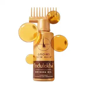 Indulekha Ayurvedic Hair Growth Oil with Bringha, Rosemary, Amla | 50ML