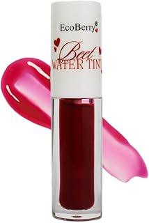 EcoBerry Beet Lip & Cheek Water Tint | Antioxidants, Hydrating, Moisturizing Nourishing, Smoothening, Natural, Organic, Chemical Free, Preservative Free, Vegan 3.2g