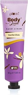 Plum BodyLovin' Vanilla Vibes Hand Cream | Ultra Moisturizing With Shea Butter | Non-Greasy & Lightweight | Irresistible Warm Vanilla Fragrance | Travel Friendly | 30g