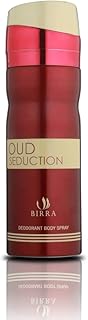 BIRRA Oud Seduction Unisex Deodorant Body Spray 200ml | Premium Long-Lasting Fragrance with Rich Oud | Warm Spices and Exotic Floral Notes | Unisex Scent for All-Day Freshness, Sophistication, and Luxurious Protection