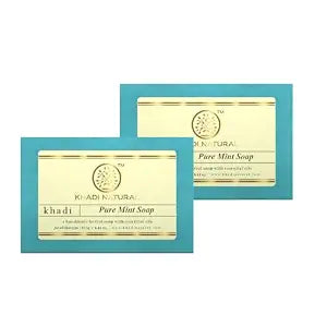 KHADI NATURAL Pure Mint Soap, 125g