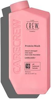 CareCrew Cosmetics Pure Protein Wash Smoothening Shampoo | Nourishing Formula for Silky, Smooth Hair | sulfate-free (2x stronger 14x smoother) | 250 ML