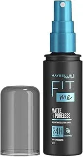 Maybelline New York Setting Spray, Transfer-proof, 24H Oil-Control Formula With Witch Hazel, Fit Me Matte + Poreless, 60 ml