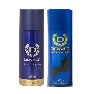 Denver Pride & Goal Deodorant - 150ML Each (Combo Pack of 2)