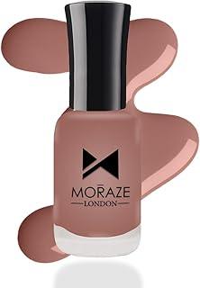 MORAZE Glossy Touch Nude Nail Polish/Nail Paint For Women, Quick Drying, Long Lasting Nail Enamel, Non-Chipping & No Harmful Chemicals, 8 Ml, Cocoa, Glossy Finish