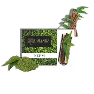 Handmade Neem Soap – Anti-Bacterial, Anti-Acne, Herbal Cleanser, Purifying Citrus Cleanse